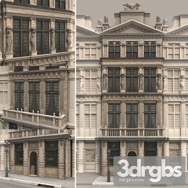 Replika Bilding 3D Model Download Replika Bilding 3D Model Download