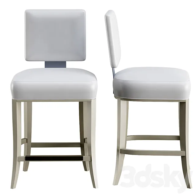 Reserved Seating Counter Stool 3D Model