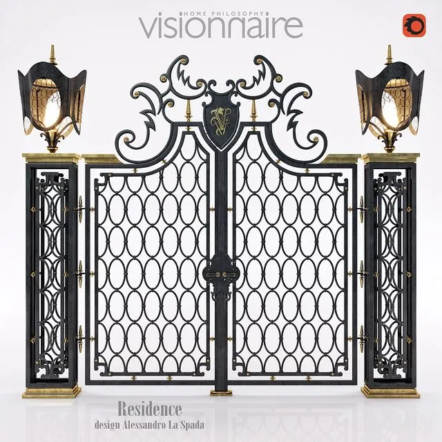 Residence GATE VISIONNAIRE 3D Model Residence GATE VISIONNAIRE 3D Model