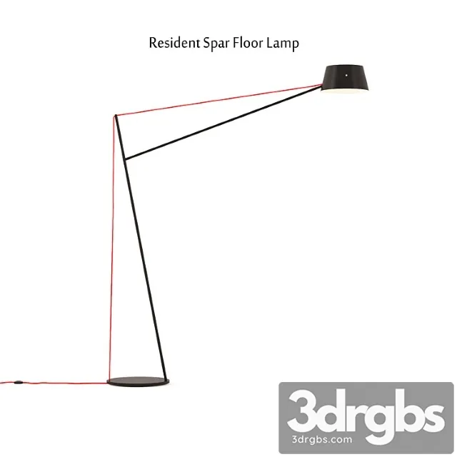 Resident Spar Floor Lamp 3D Model Download
