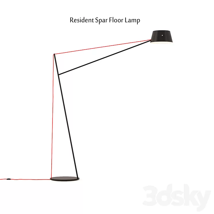 Resident Spar Floor Lamp 3D Model