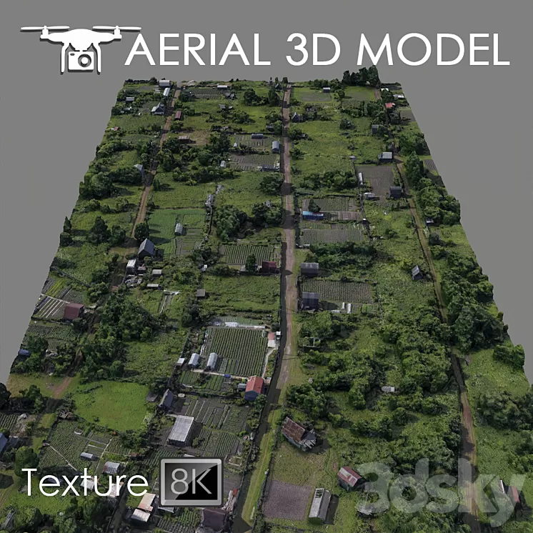 Residential area 51 3D Model