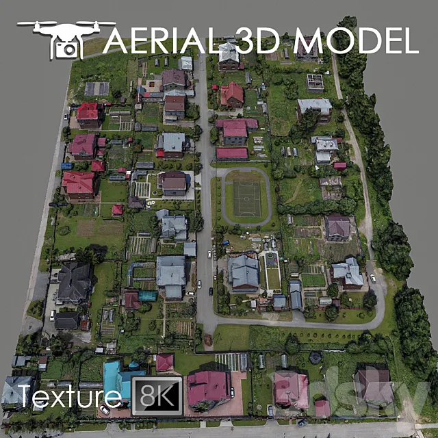 Residential area 71 3DModel Residential area 71 3DModel