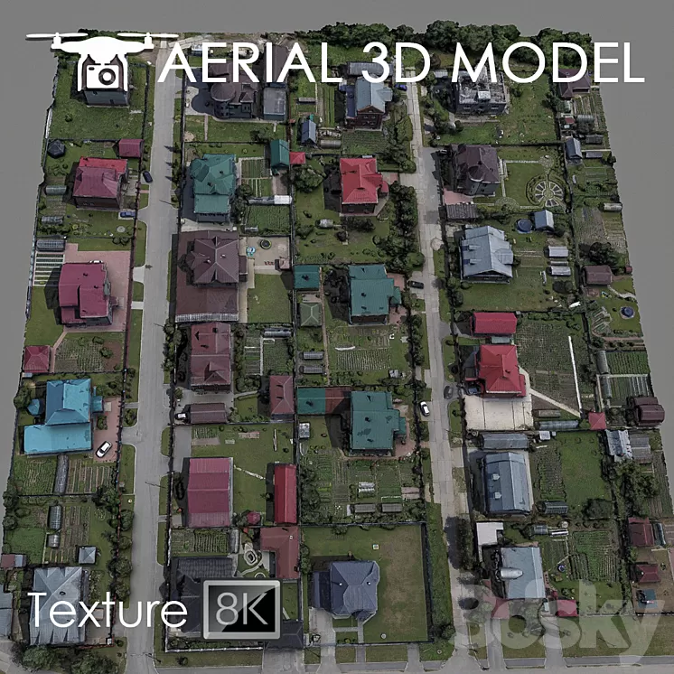 Residential area 84 3D Model