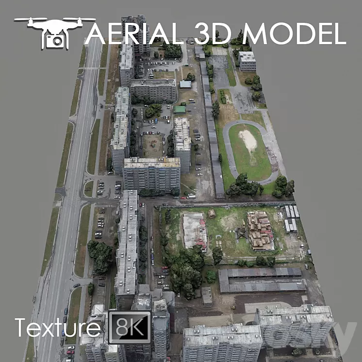Residential area 91 3D Model