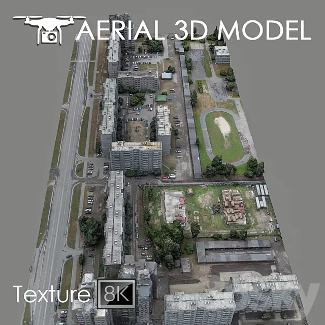 Residential area 91 3DModel Residential area 91 3DModel