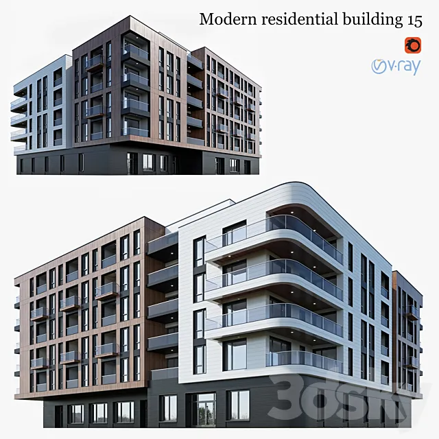 residential building 15 3DModel