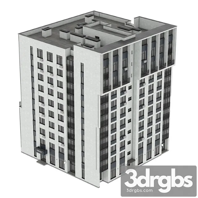 Residential Building 63 3D Model Download Residential Building 63 3D Model Download