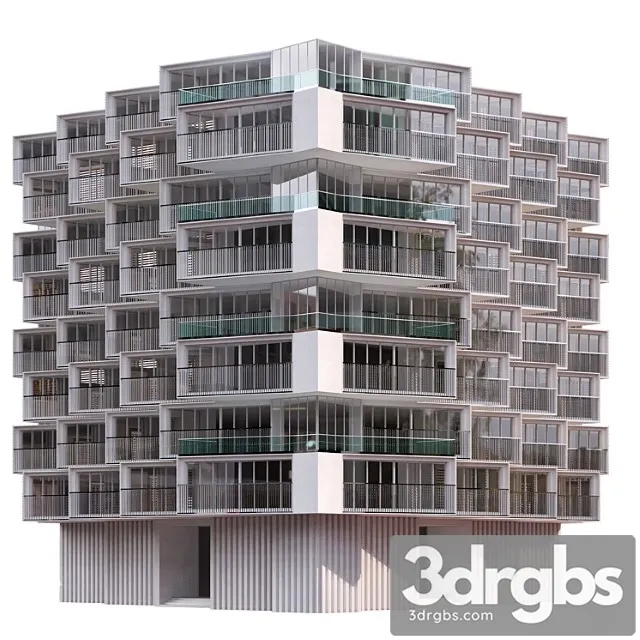 Residential building no14 3D Model Download Residential building no14 3D Model Download