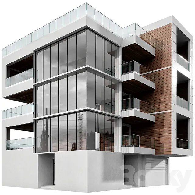 RESIDENTIAL BUILDING NO48 3D Model