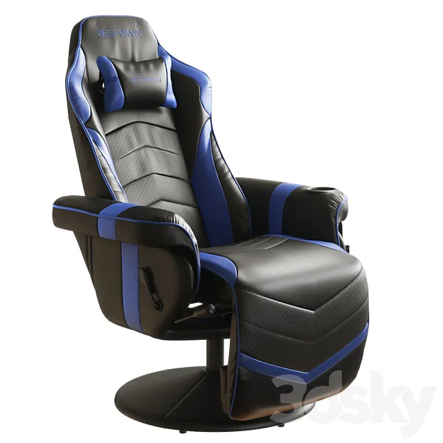 RESPAWN RSP 900 BLUE Gaming Chair 3D Model