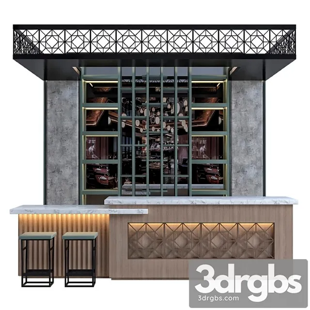 Restaurant bar 1.4 3D Model Download