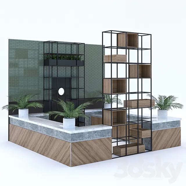 Restaurant Bar 1.7 3DModel