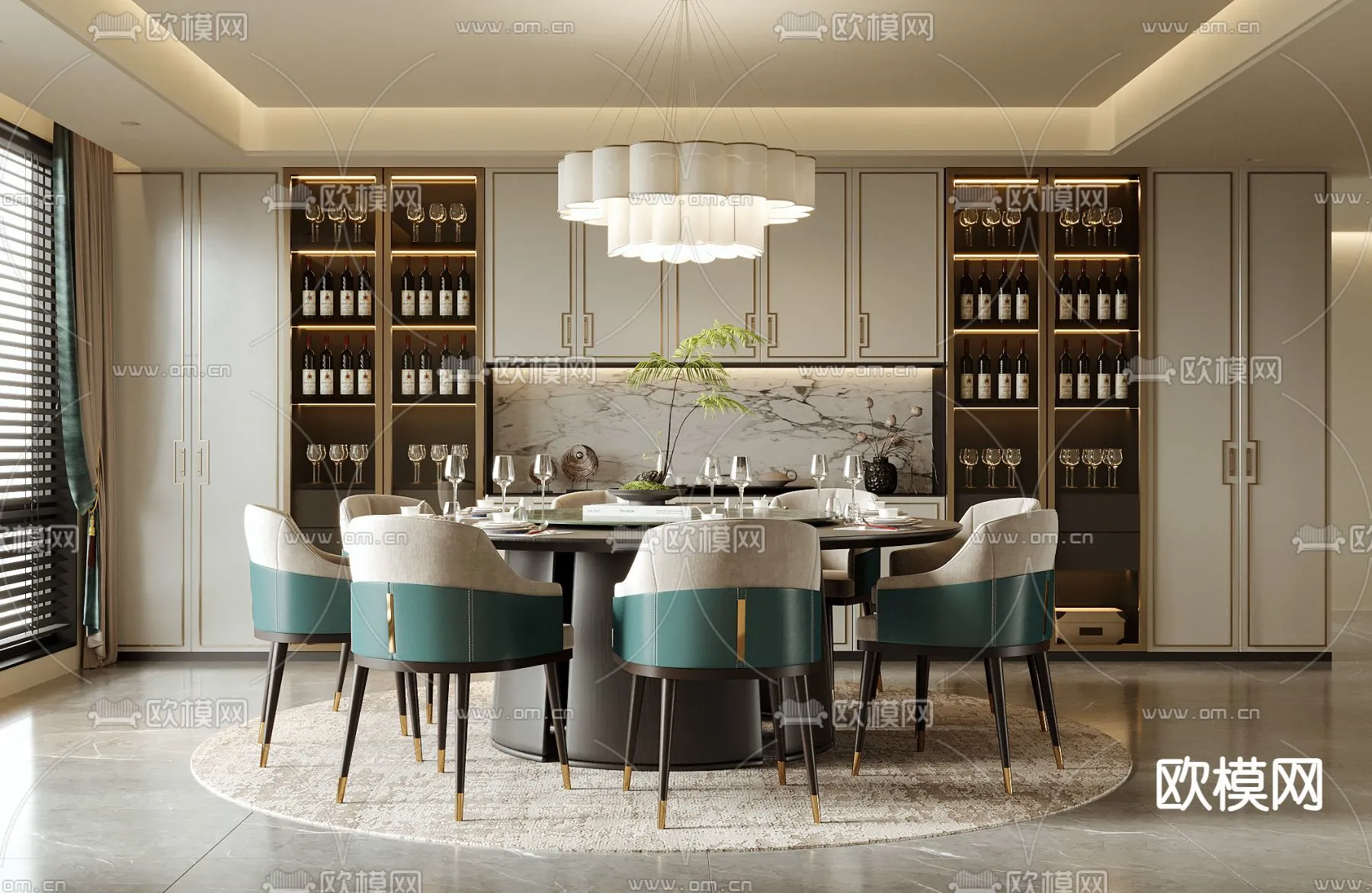 RESTAURANT & COFFEE SHOP – 3D Model For Interior Design – 10639 RESTAURANT & COFFEE SHOP – 3D Model For Interior Design – 10639