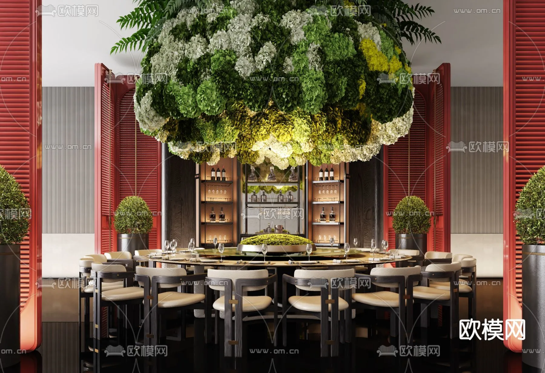 RESTAURANT & COFFEE SHOP – 3D Model For Interior Design – 10648 RESTAURANT & COFFEE SHOP – 3D Model For Interior Design – 10648