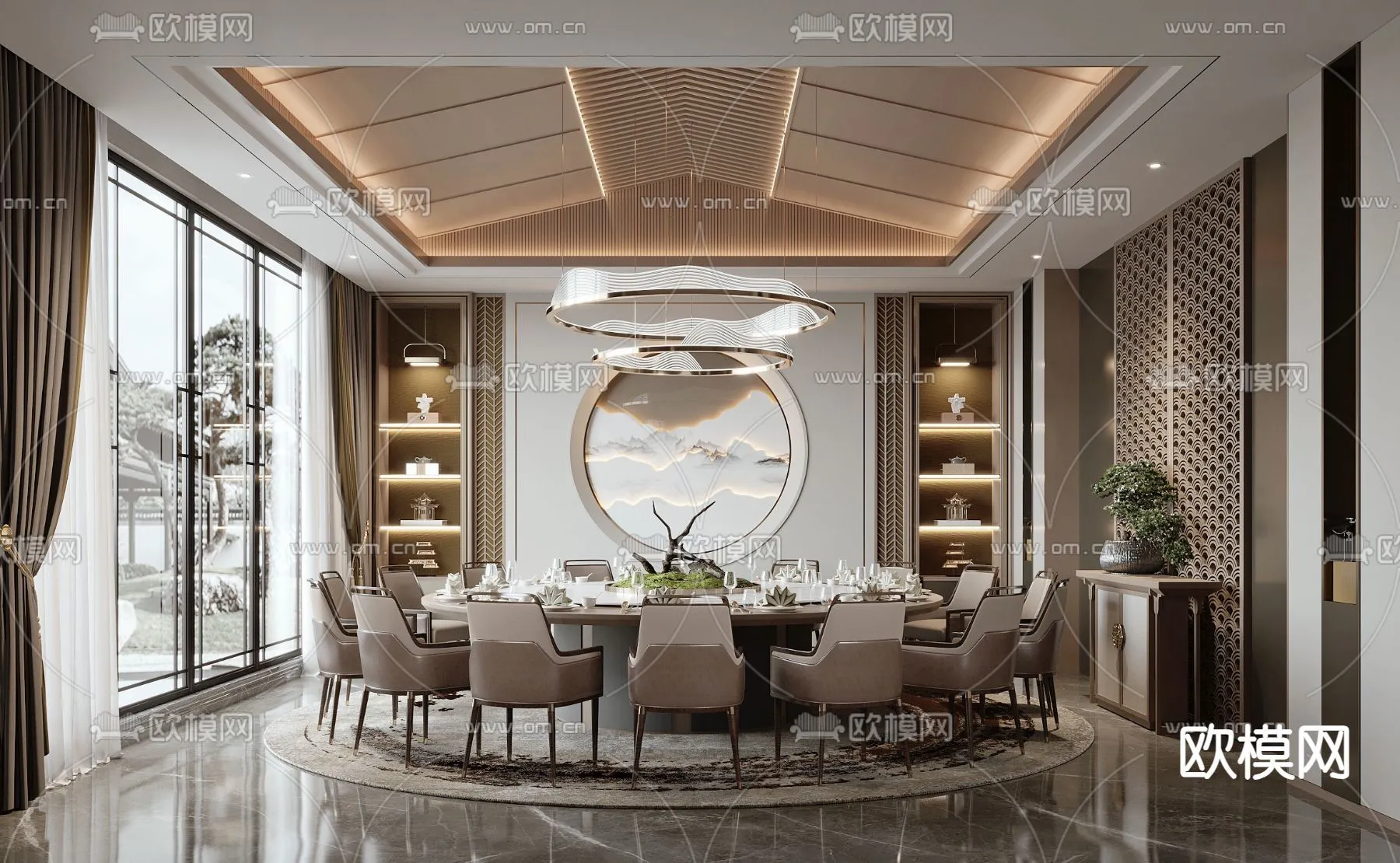 RESTAURANT & COFFEE SHOP – 3D Model For Interior Design – 10650 RESTAURANT & COFFEE SHOP – 3D Model For Interior Design – 10650