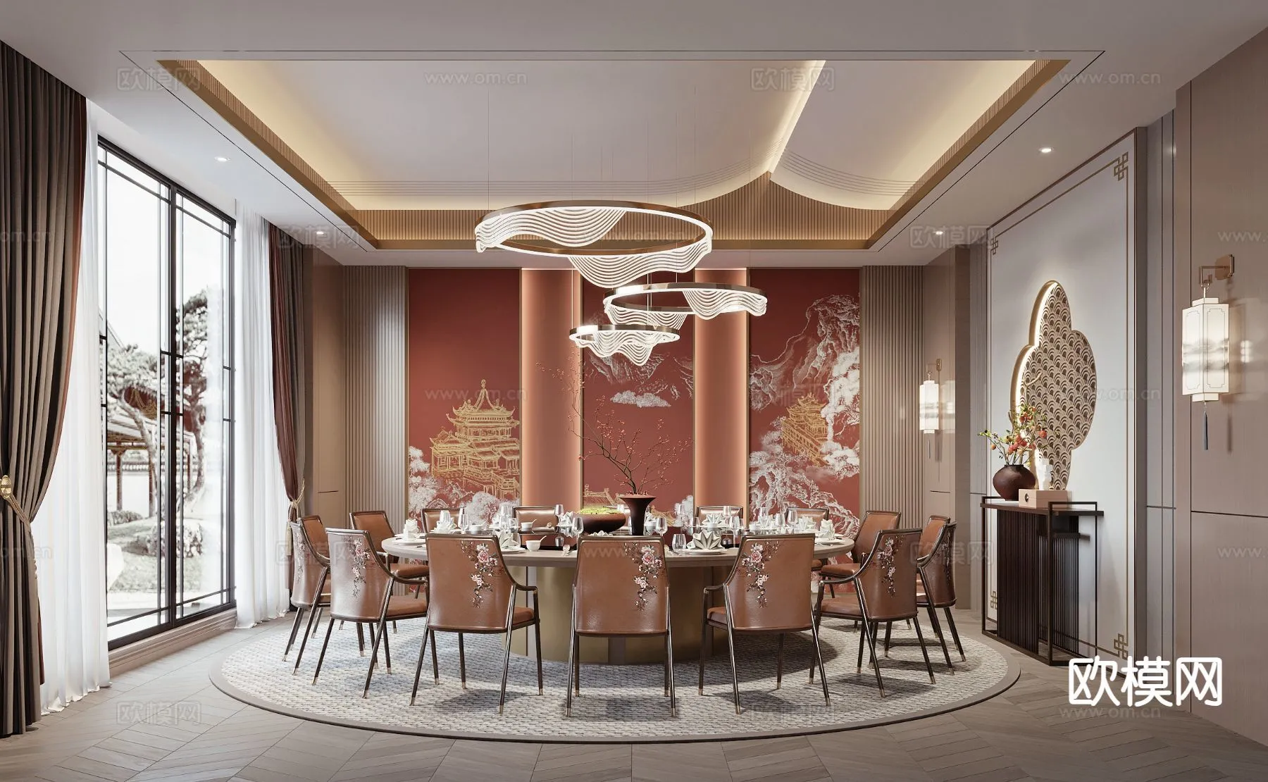 RESTAURANT & COFFEE SHOP – 3D Model For Interior Design – 10653 RESTAURANT & COFFEE SHOP – 3D Model For Interior Design – 10653