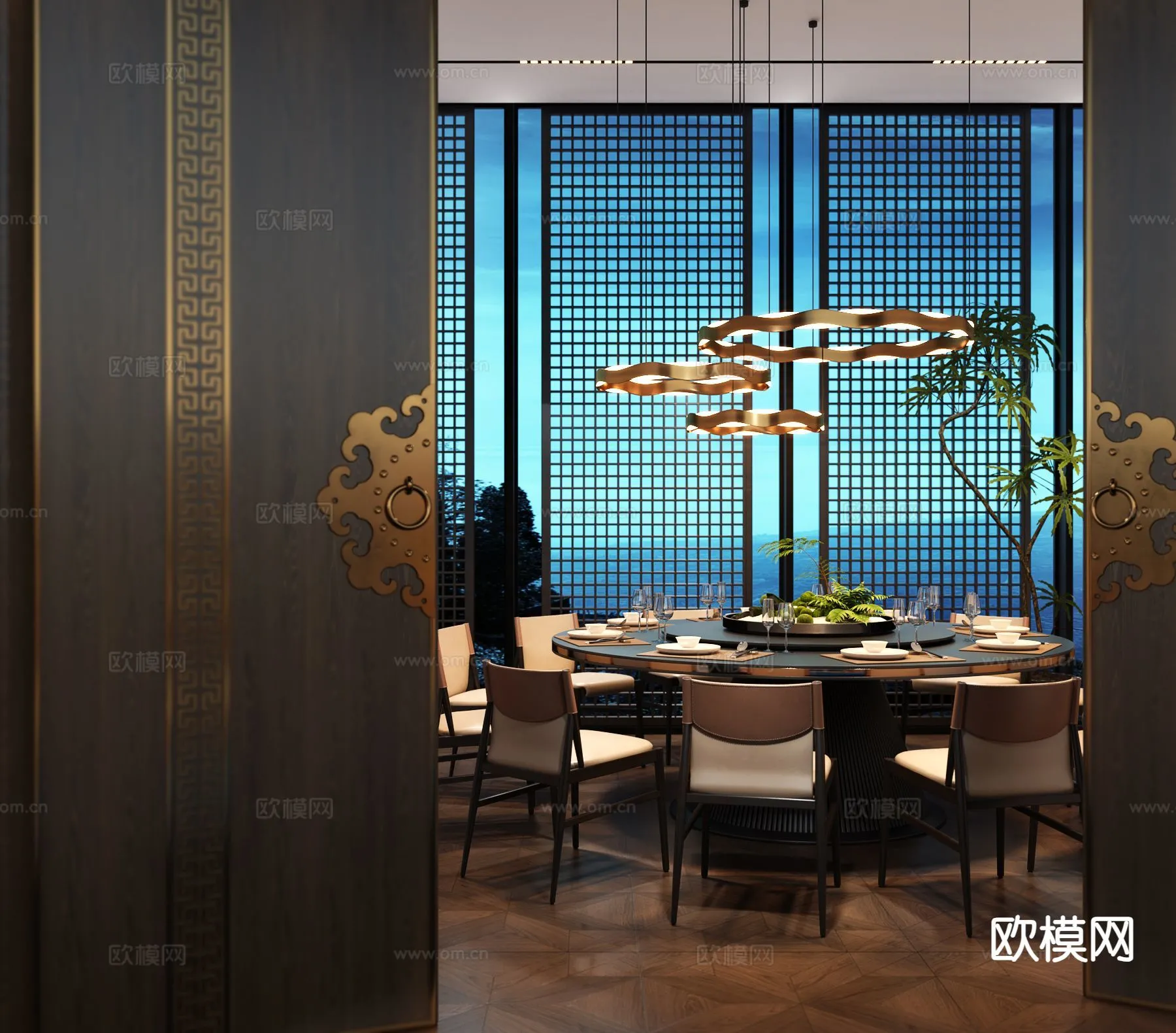 RESTAURANT & COFFEE SHOP – 3D Model For Interior Design – 10656 RESTAURANT & COFFEE SHOP – 3D Model For Interior Design – 10656