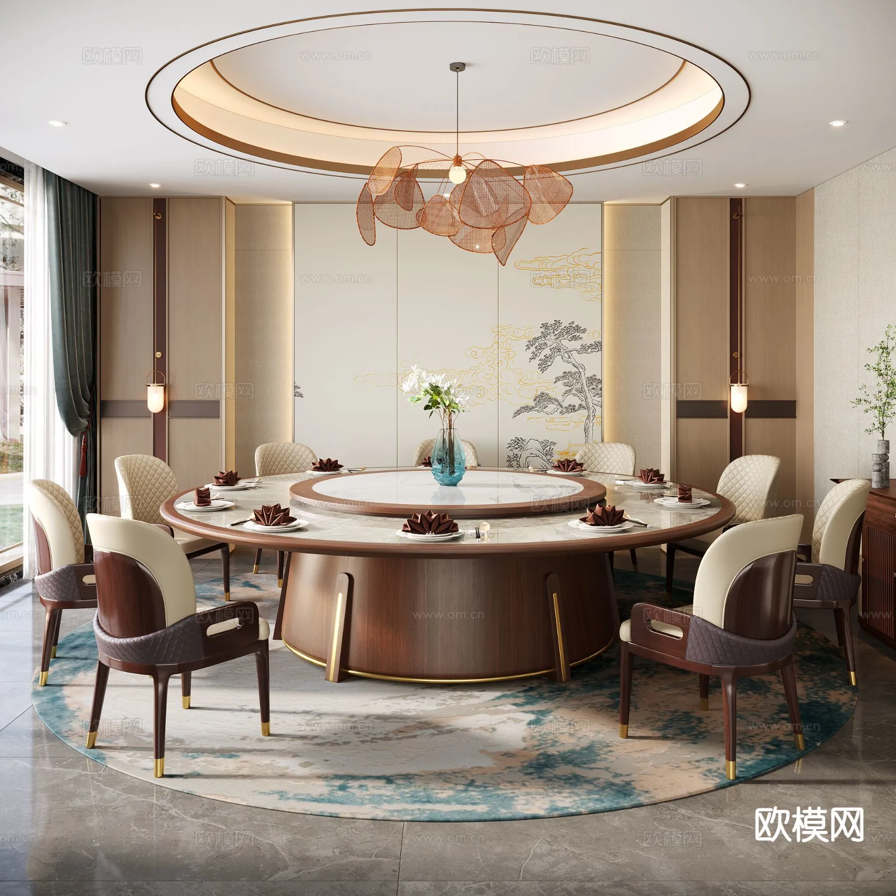 RESTAURANT & COFFEE SHOP – 3D Model For Interior Design – 10658 RESTAURANT & COFFEE SHOP – 3D Model For Interior Design – 10658