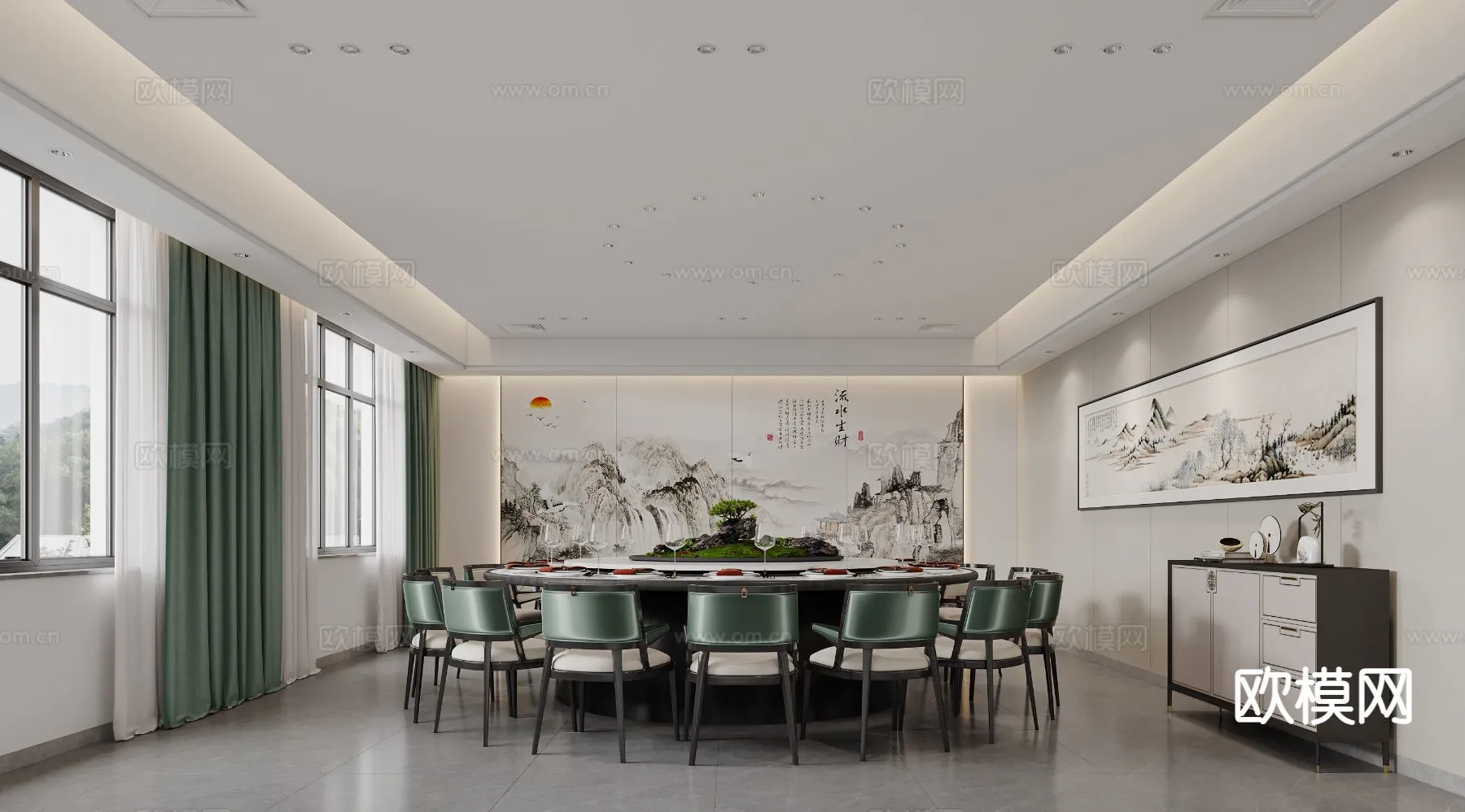 RESTAURANT & COFFEE SHOP – 3D Model For Interior Design – 10660 RESTAURANT & COFFEE SHOP – 3D Model For Interior Design – 10660