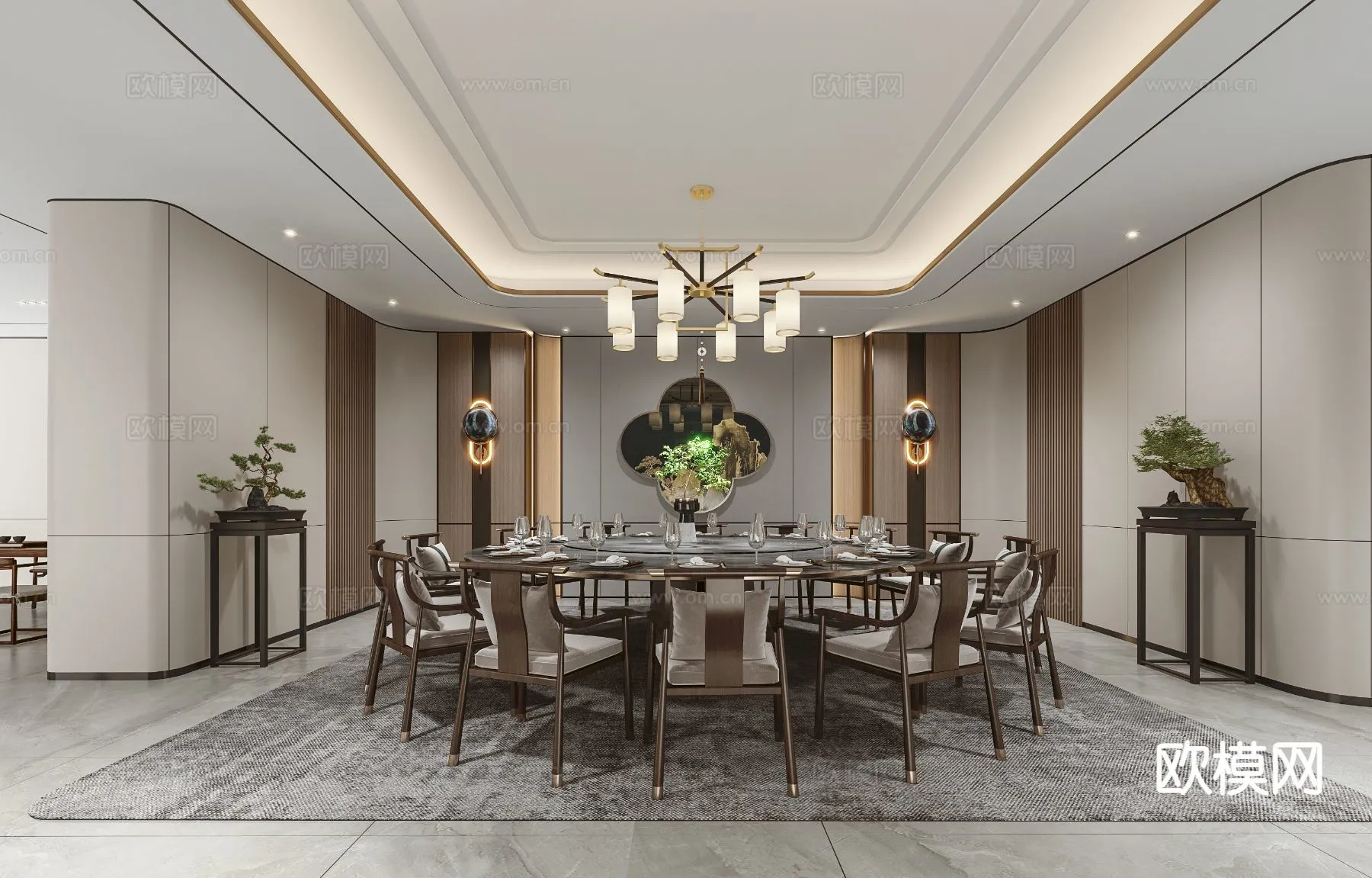 RESTAURANT & COFFEE SHOP – 3D Model For Interior Design – 10663 RESTAURANT & COFFEE SHOP – 3D Model For Interior Design – 10663