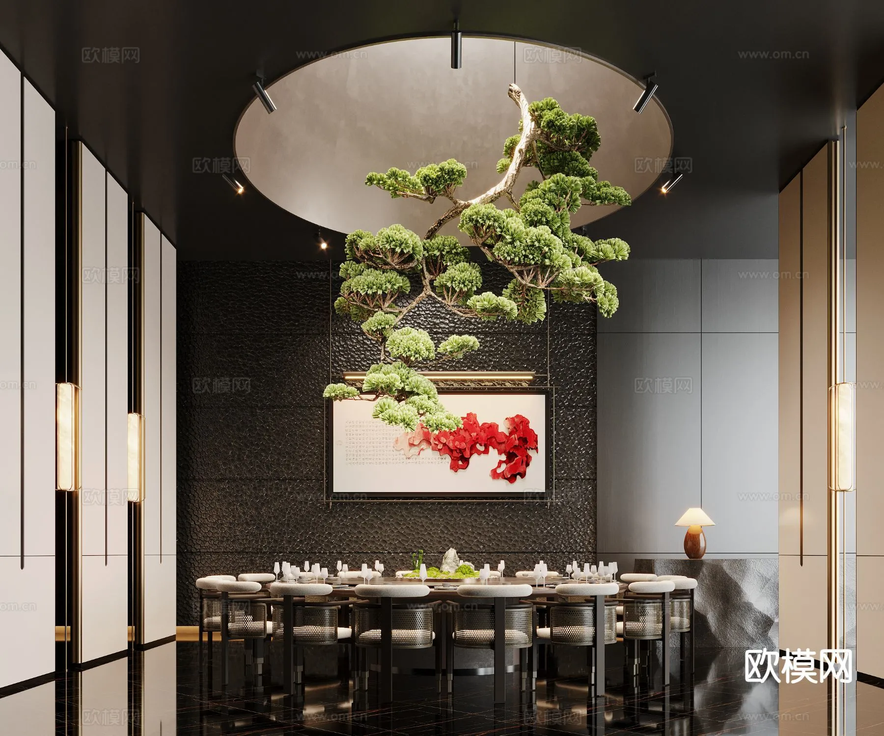 RESTAURANT & COFFEE SHOP – 3D Model For Interior Design – 10668 RESTAURANT & COFFEE SHOP – 3D Model For Interior Design – 10668