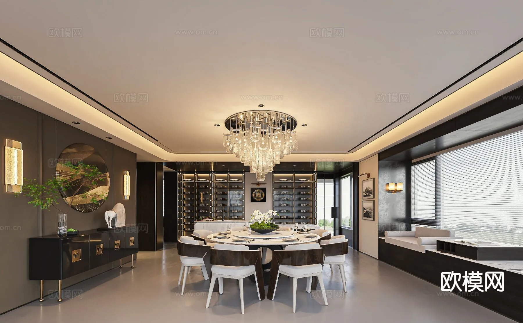 RESTAURANT & COFFEE SHOP – 3D Model For Interior Design – 10669 RESTAURANT & COFFEE SHOP – 3D Model For Interior Design – 10669