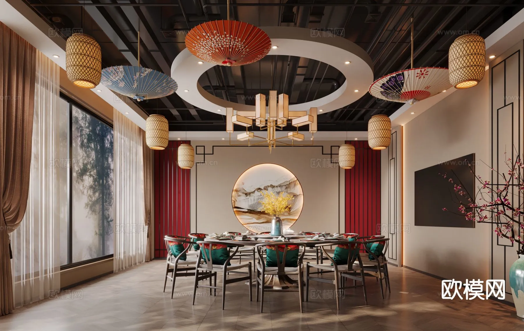 RESTAURANT & COFFEE SHOP – 3D Model For Interior Design – 10676 RESTAURANT & COFFEE SHOP – 3D Model For Interior Design – 10676