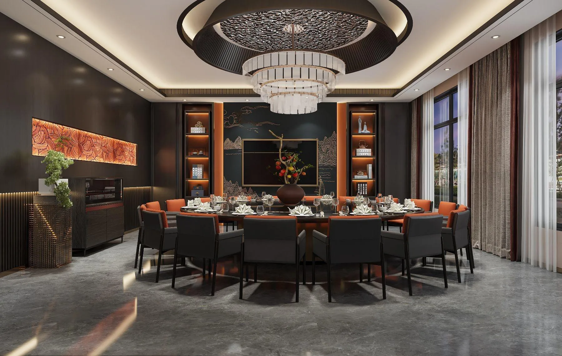 RESTAURANT & COFFEE SHOP – 3D Model For Interior Design – 10677 RESTAURANT & COFFEE SHOP – 3D Model For Interior Design – 10677