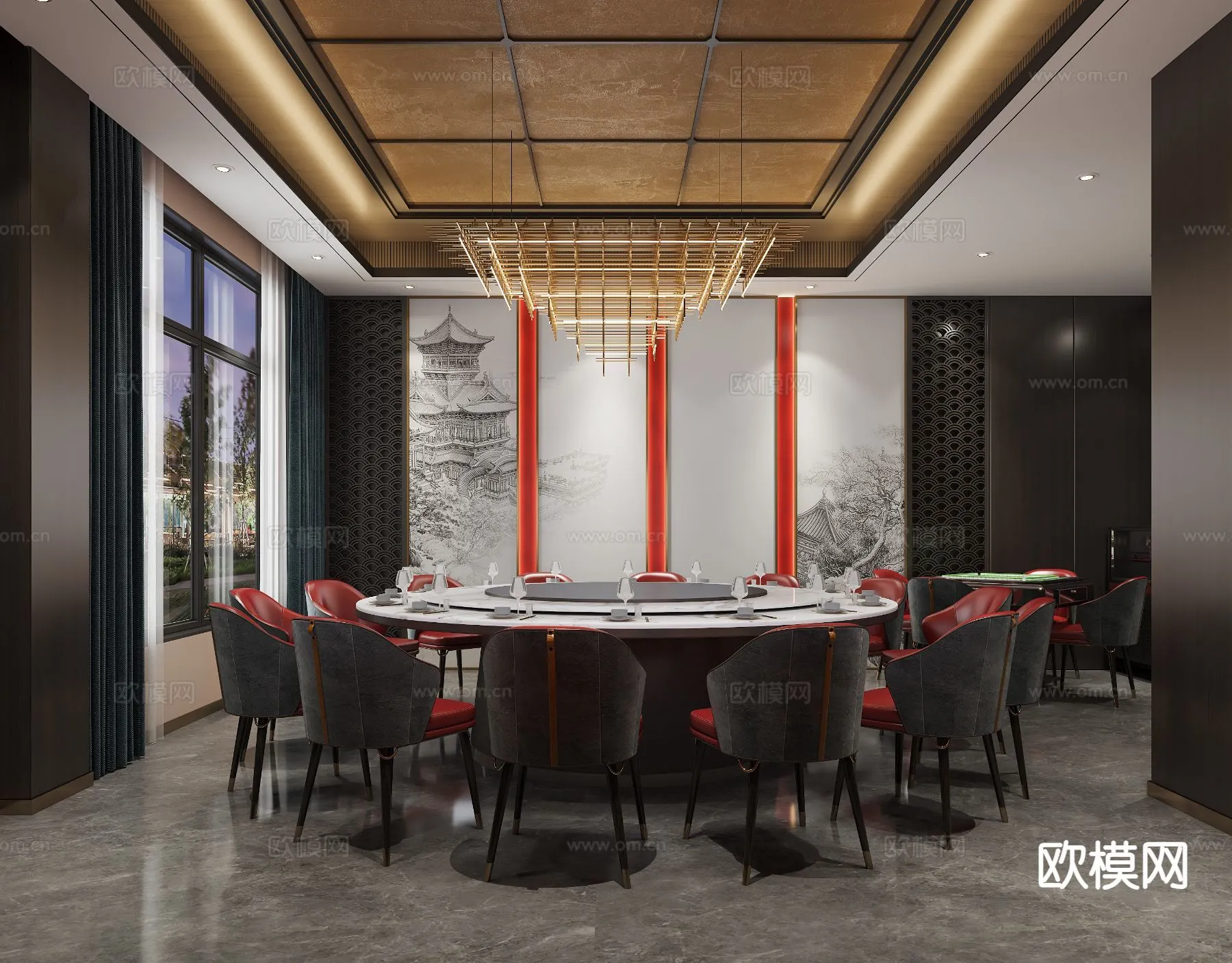 RESTAURANT & COFFEE SHOP – 3D Model For Interior Design – 10678 RESTAURANT & COFFEE SHOP – 3D Model For Interior Design – 10678