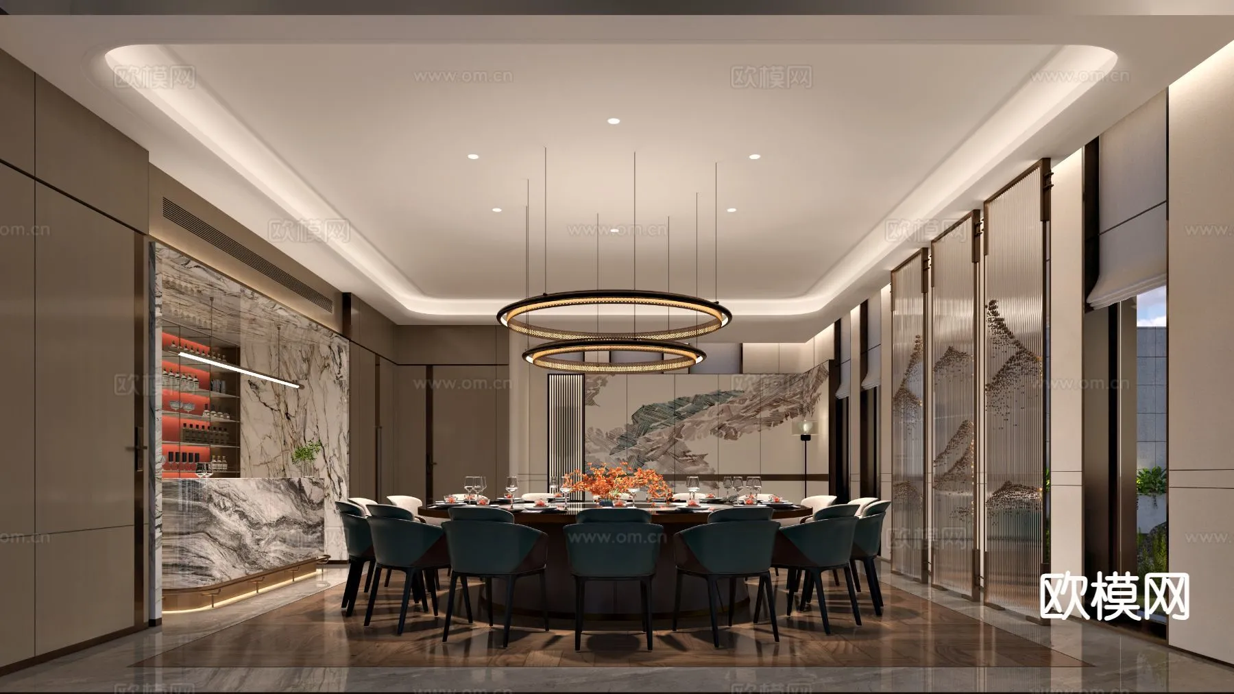 RESTAURANT & COFFEE SHOP – 3D Model For Interior Design – 10680 RESTAURANT & COFFEE SHOP – 3D Model For Interior Design – 10680