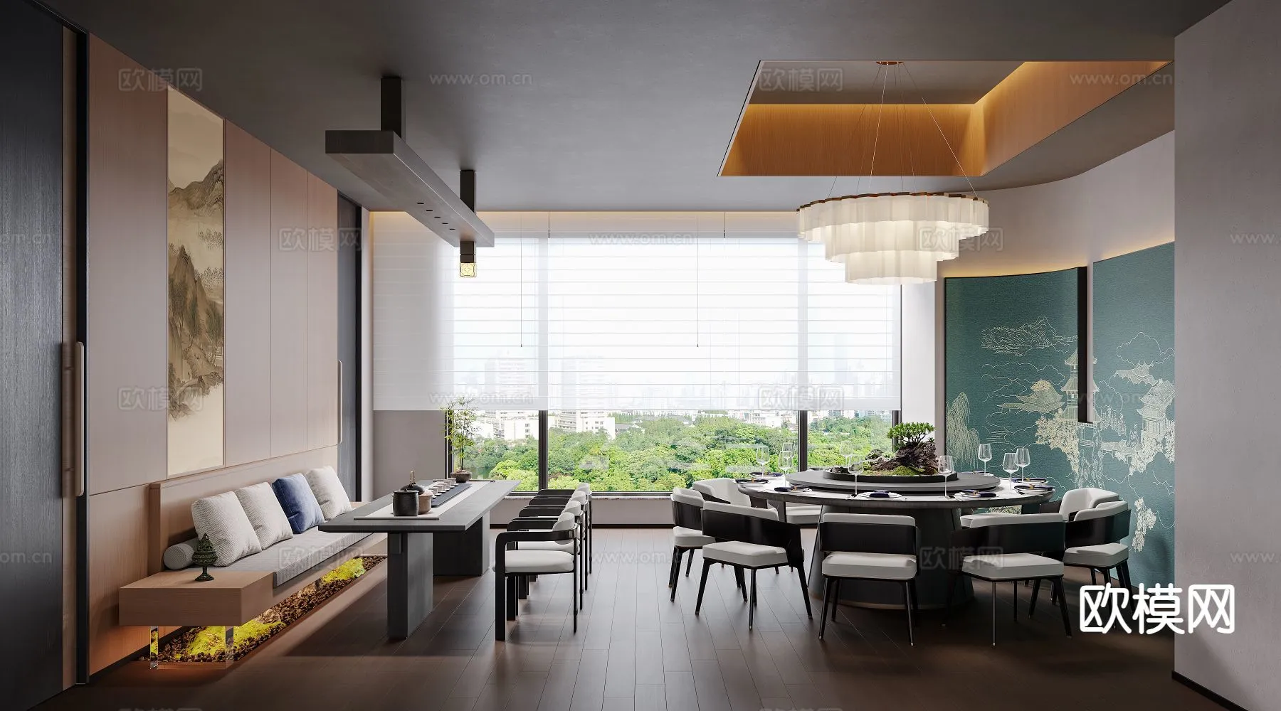 RESTAURANT & COFFEE SHOP – 3D Model For Interior Design – 10682 RESTAURANT & COFFEE SHOP – 3D Model For Interior Design – 10682