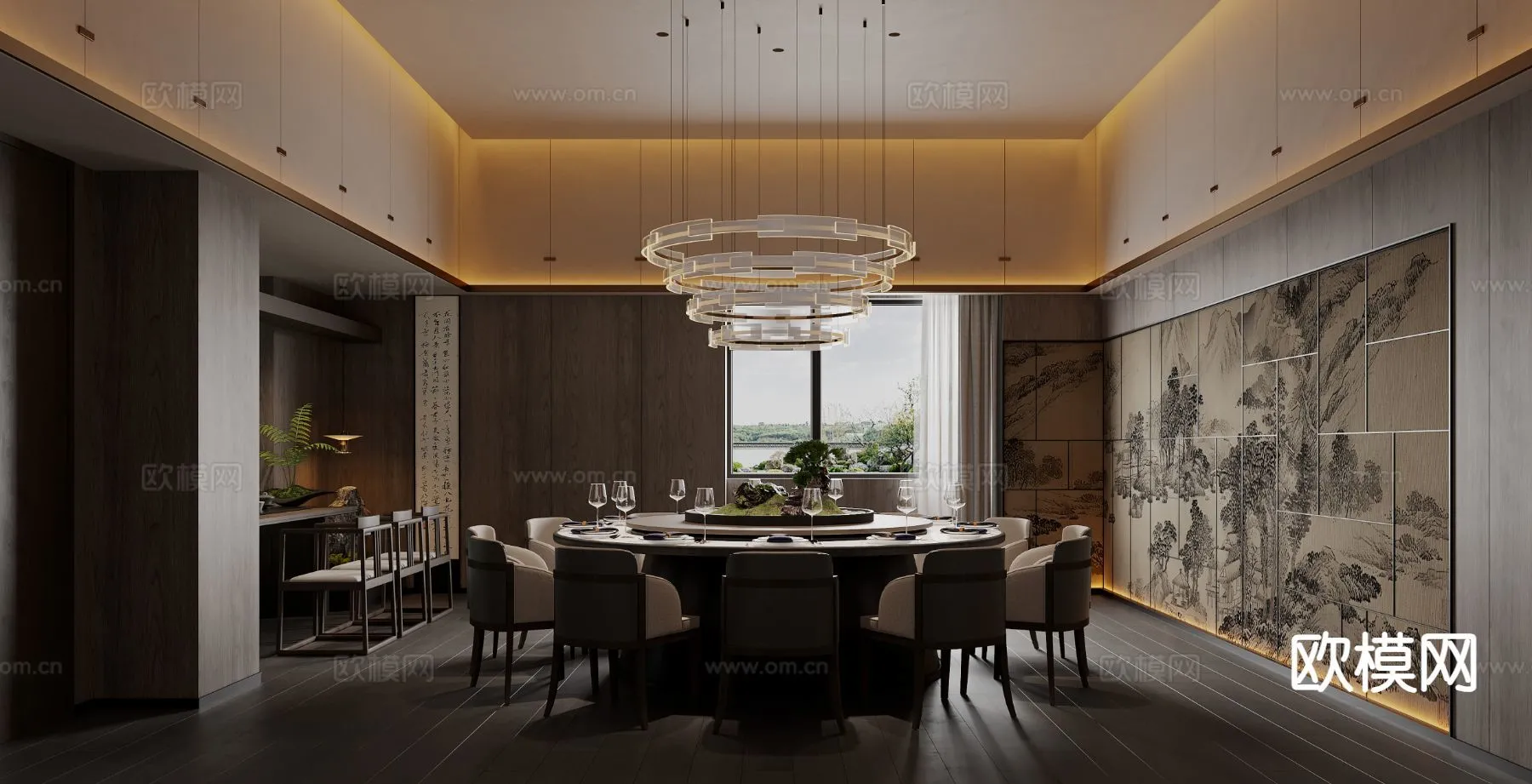 RESTAURANT & COFFEE SHOP – 3D Model For Interior Design – 10683 RESTAURANT & COFFEE SHOP – 3D Model For Interior Design – 10683