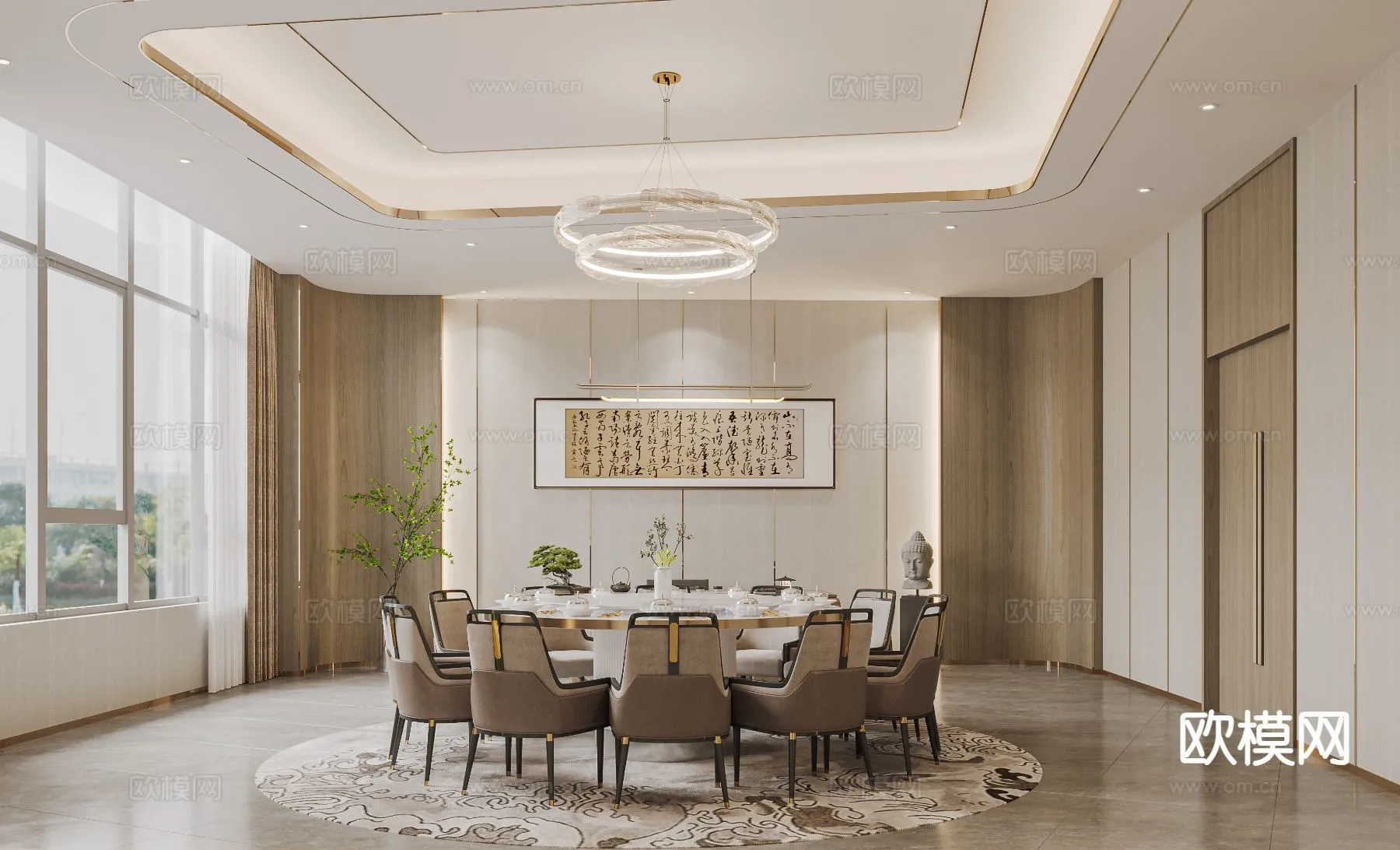 RESTAURANT & COFFEE SHOP – 3D Model For Interior Design – 10684 RESTAURANT & COFFEE SHOP – 3D Model For Interior Design – 10684