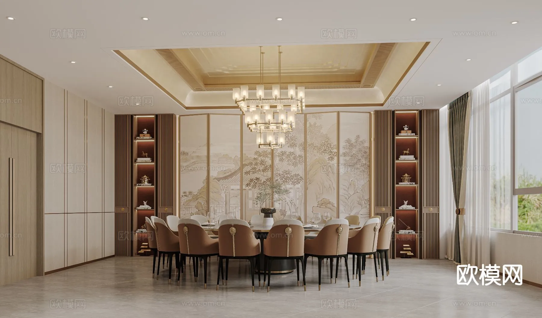 RESTAURANT & COFFEE SHOP – 3D Model For Interior Design – 10685 RESTAURANT & COFFEE SHOP – 3D Model For Interior Design – 10685