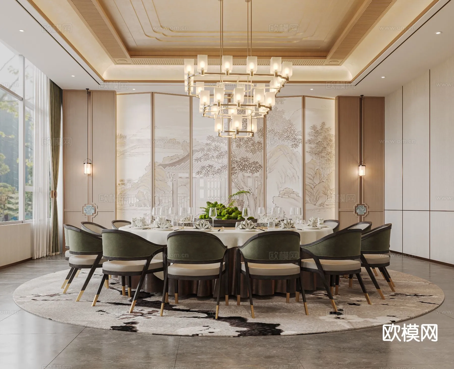 RESTAURANT & COFFEE SHOP – 3D Model For Interior Design – 10686 RESTAURANT & COFFEE SHOP – 3D Model For Interior Design – 10686