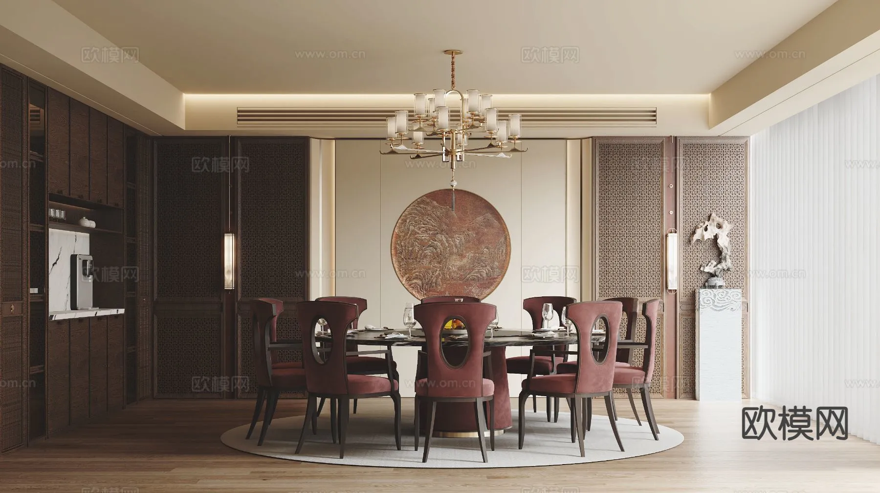 RESTAURANT & COFFEE SHOP – 3D Model For Interior Design – 10687 RESTAURANT & COFFEE SHOP – 3D Model For Interior Design – 10687