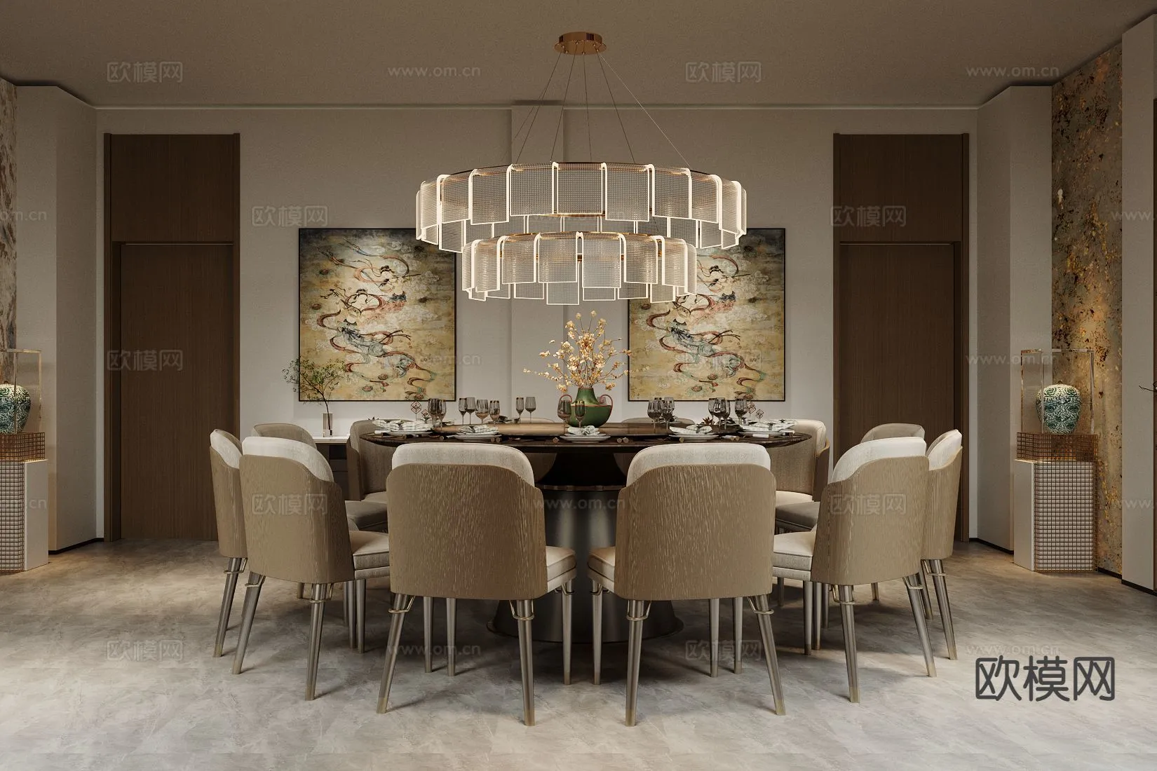 RESTAURANT & COFFEE SHOP – 3D Model For Interior Design – 10690 RESTAURANT & COFFEE SHOP – 3D Model For Interior Design – 10690