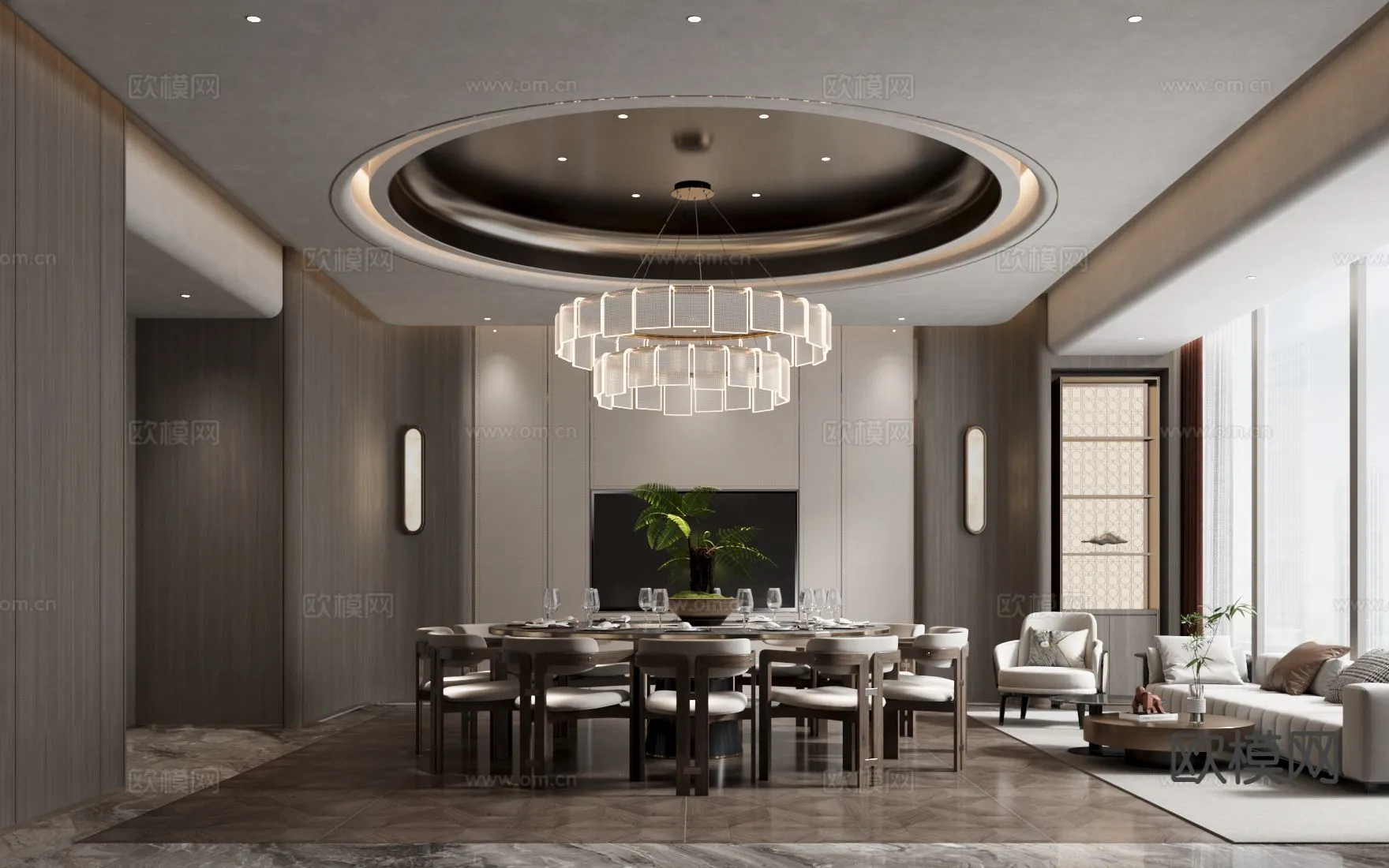 RESTAURANT & COFFEE SHOP – 3D Model For Interior Design – 10691 RESTAURANT & COFFEE SHOP – 3D Model For Interior Design – 10691