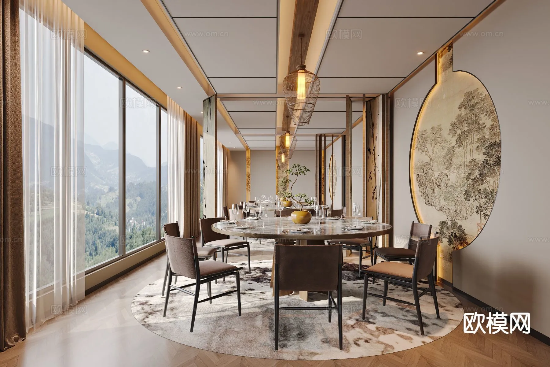 RESTAURANT & COFFEE SHOP – 3D Model For Interior Design – 10695 RESTAURANT & COFFEE SHOP – 3D Model For Interior Design – 10695