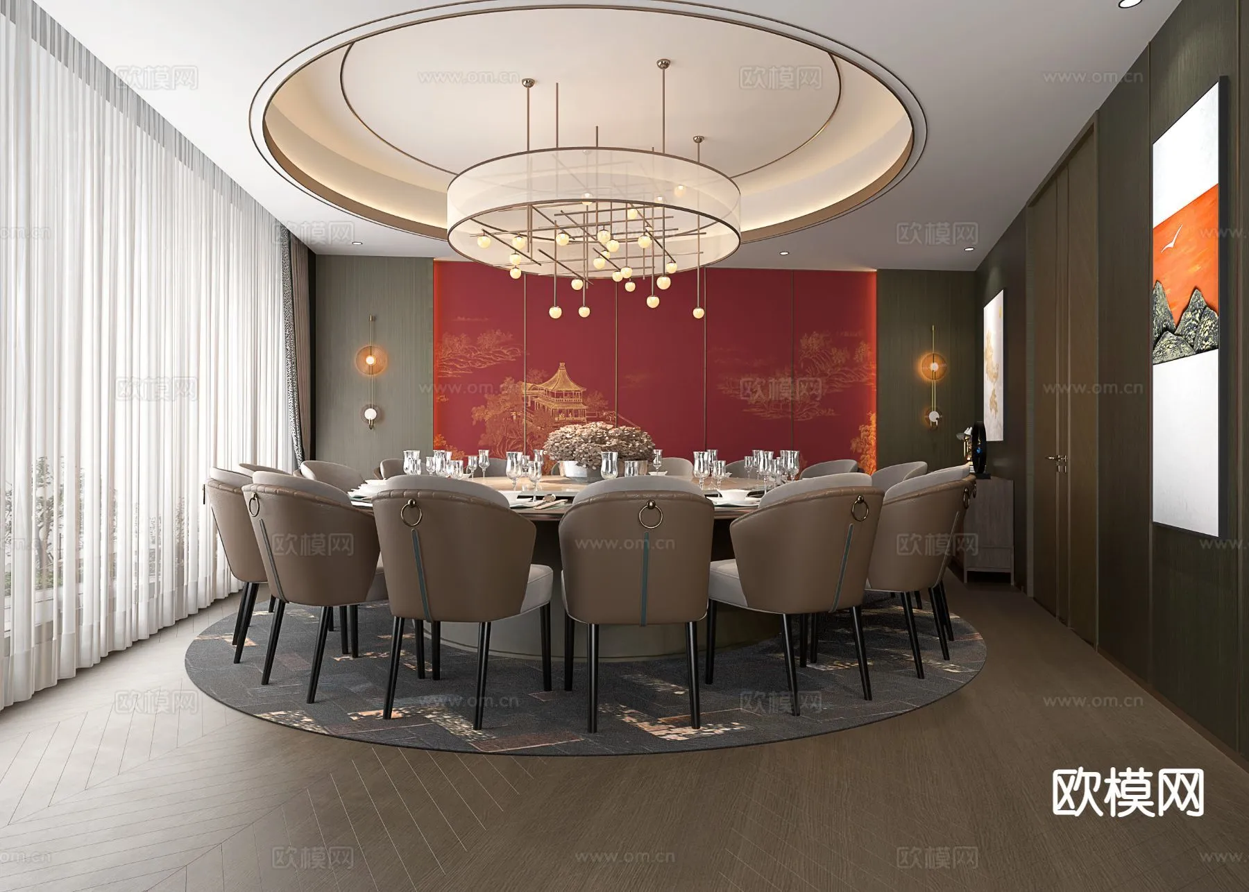 RESTAURANT & COFFEE SHOP – 3D Model For Interior Design – 10697 RESTAURANT & COFFEE SHOP – 3D Model For Interior Design – 10697