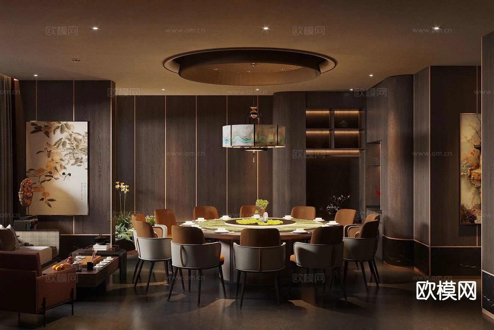 RESTAURANT & COFFEE SHOP – 3D Model For Interior Design – 10698 RESTAURANT & COFFEE SHOP – 3D Model For Interior Design – 10698