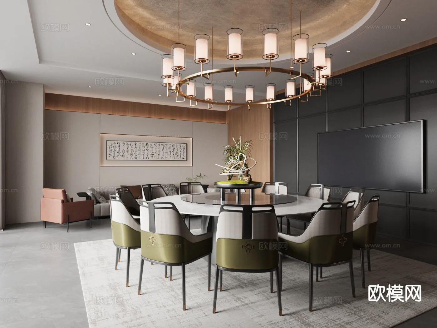 RESTAURANT & COFFEE SHOP – 3D Model For Interior Design – 10700 RESTAURANT & COFFEE SHOP – 3D Model For Interior Design – 10700