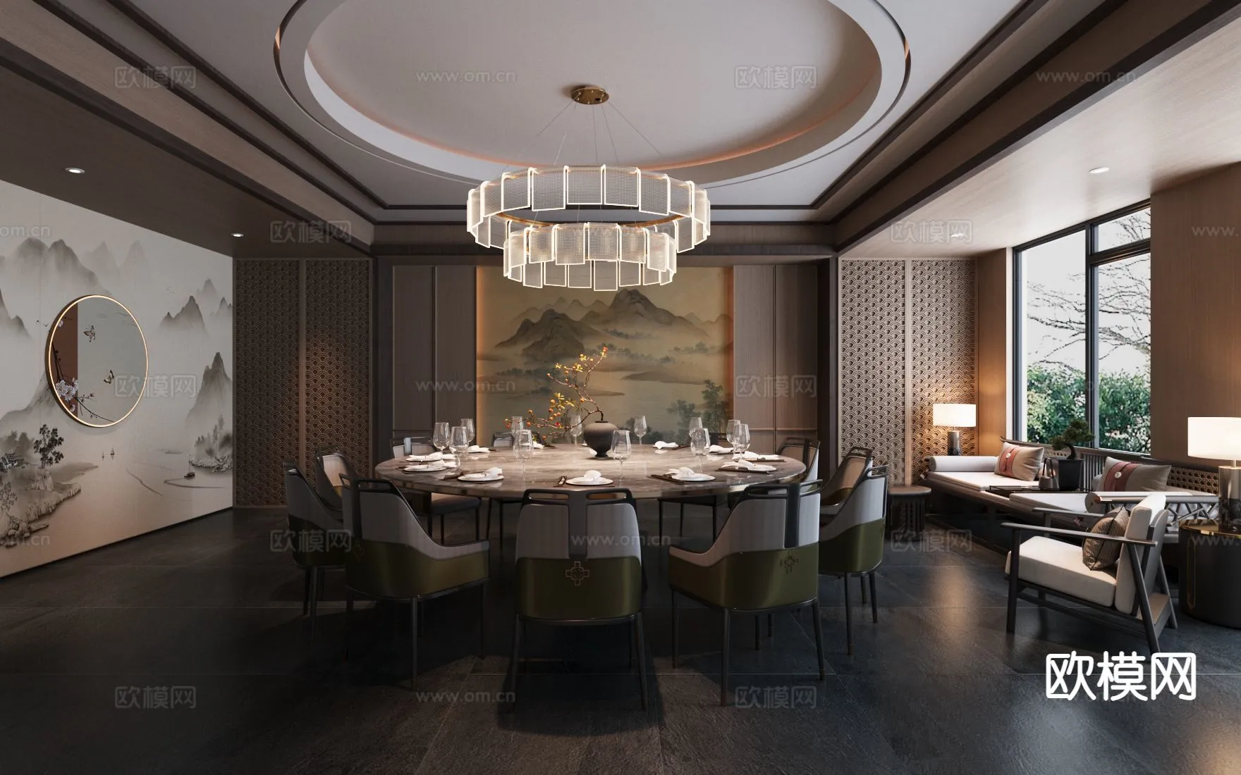 RESTAURANT & COFFEE SHOP – 3D Model For Interior Design – 10701 RESTAURANT & COFFEE SHOP – 3D Model For Interior Design – 10701