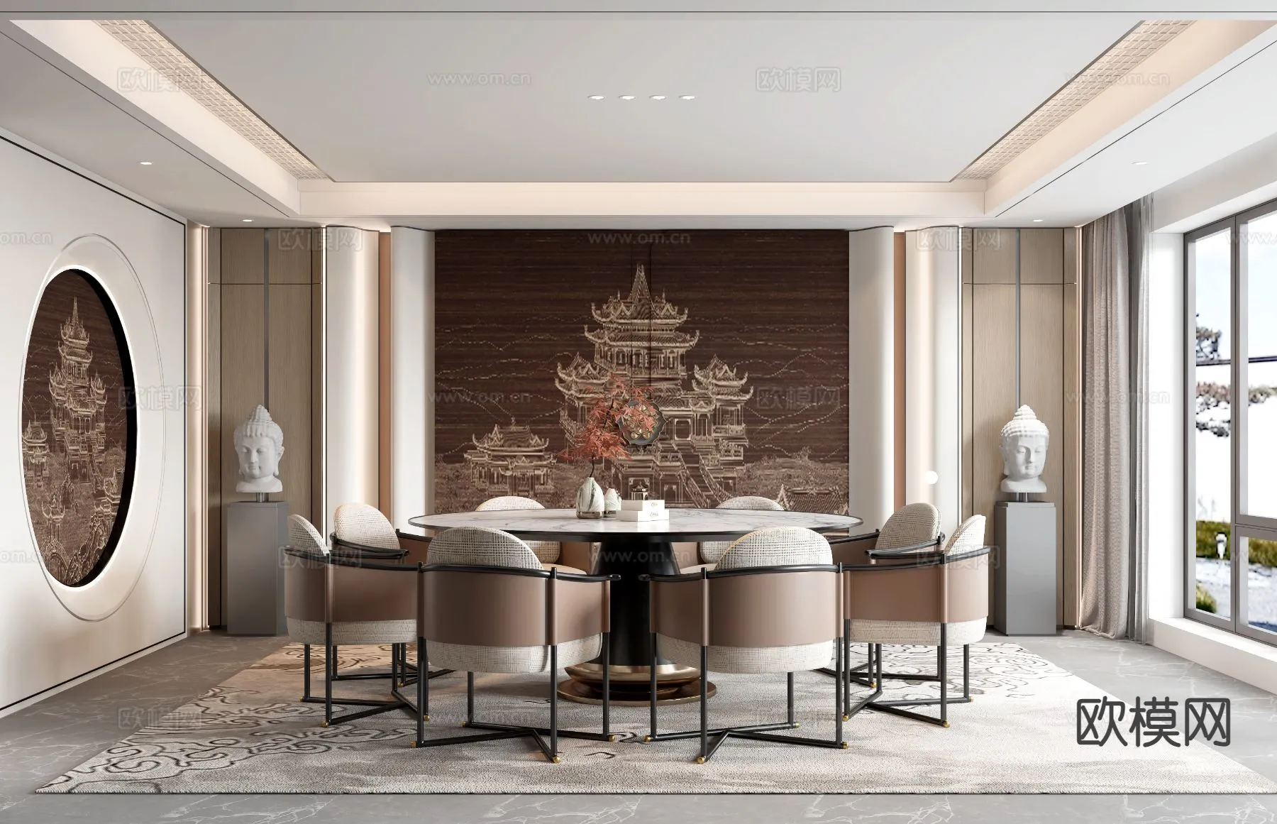 RESTAURANT & COFFEE SHOP – 3D Model For Interior Design – 10704 RESTAURANT & COFFEE SHOP – 3D Model For Interior Design – 10704