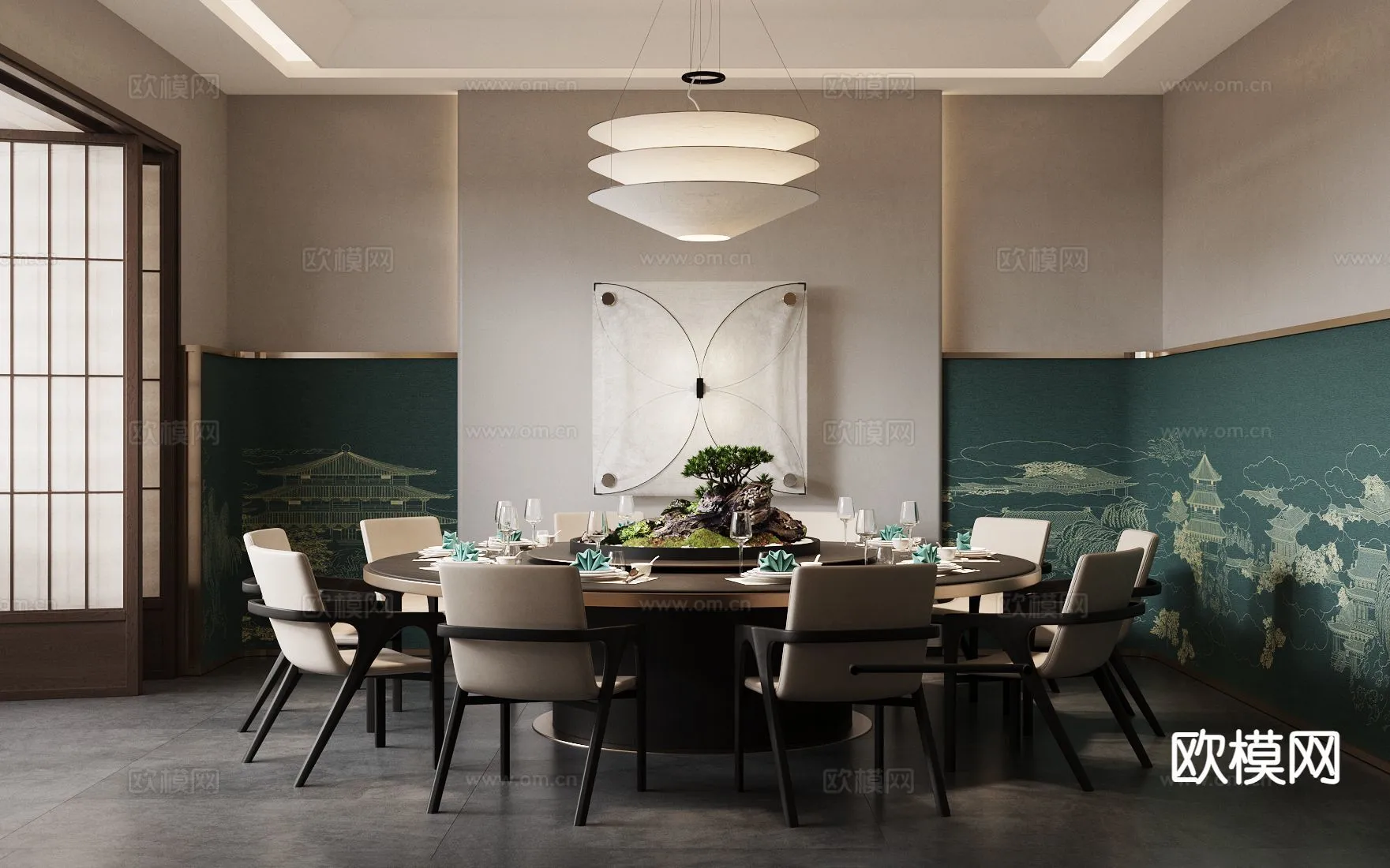 RESTAURANT & COFFEE SHOP – 3D Model For Interior Design – 10709 RESTAURANT & COFFEE SHOP – 3D Model For Interior Design – 10709