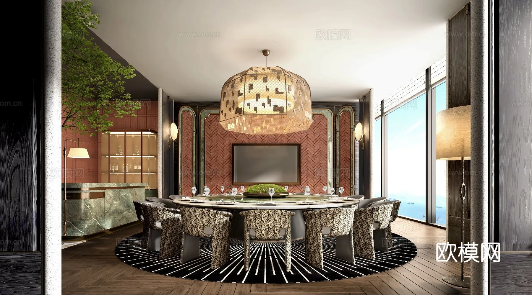 RESTAURANT & COFFEE SHOP – 3D Model For Interior Design – 10711 RESTAURANT & COFFEE SHOP – 3D Model For Interior Design – 10711