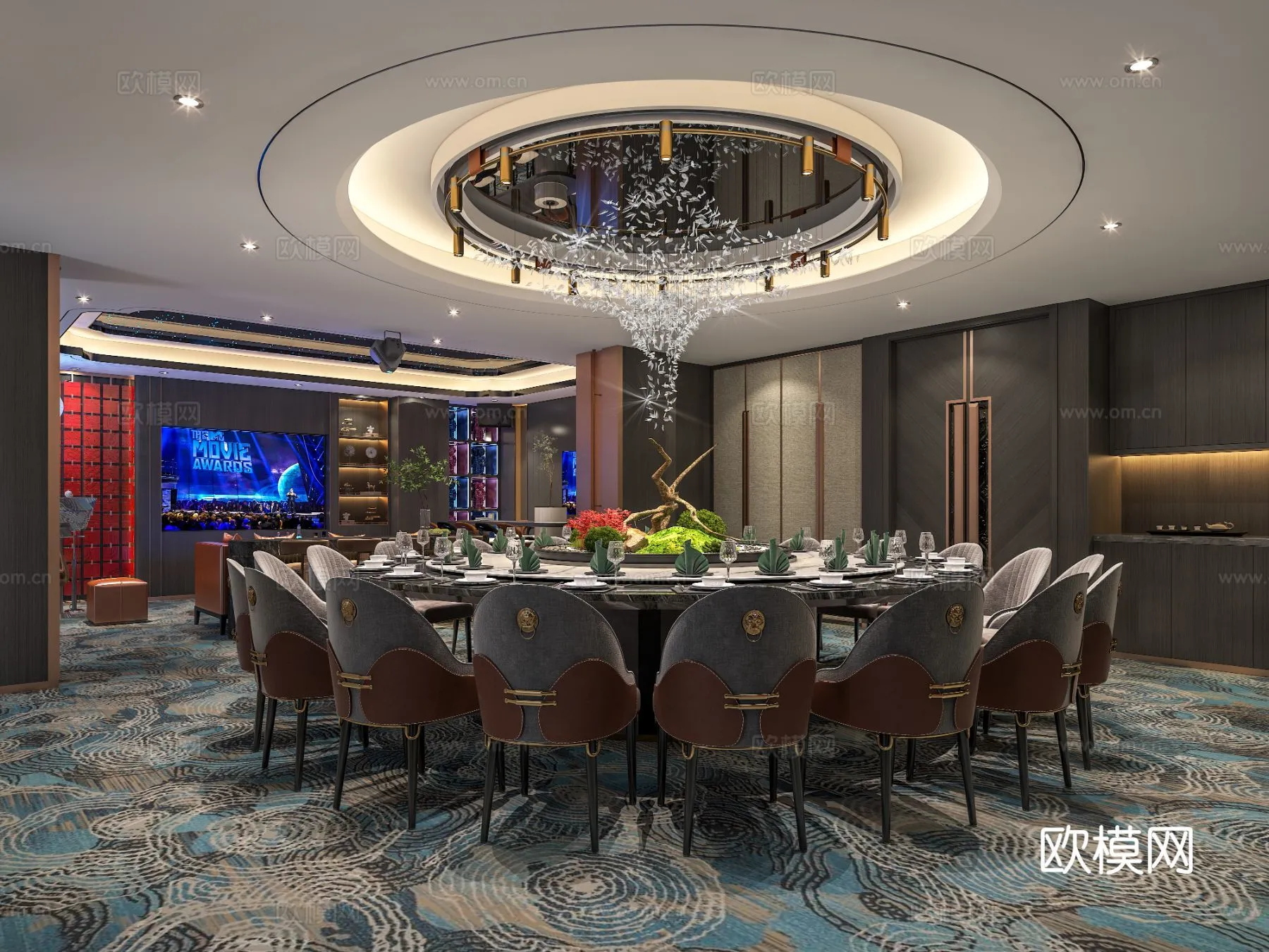 RESTAURANT & COFFEE SHOP – 3D Model For Interior Design – 10712 RESTAURANT & COFFEE SHOP – 3D Model For Interior Design – 10712