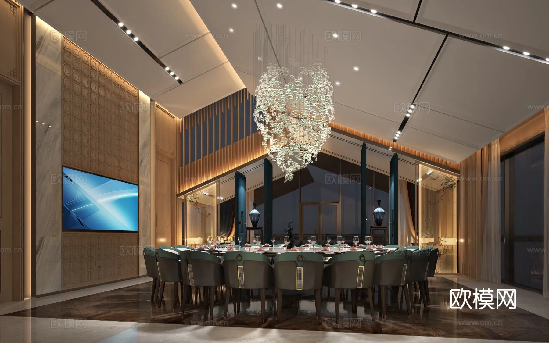 RESTAURANT & COFFEE SHOP – 3D Model For Interior Design – 10715 RESTAURANT & COFFEE SHOP – 3D Model For Interior Design – 10715