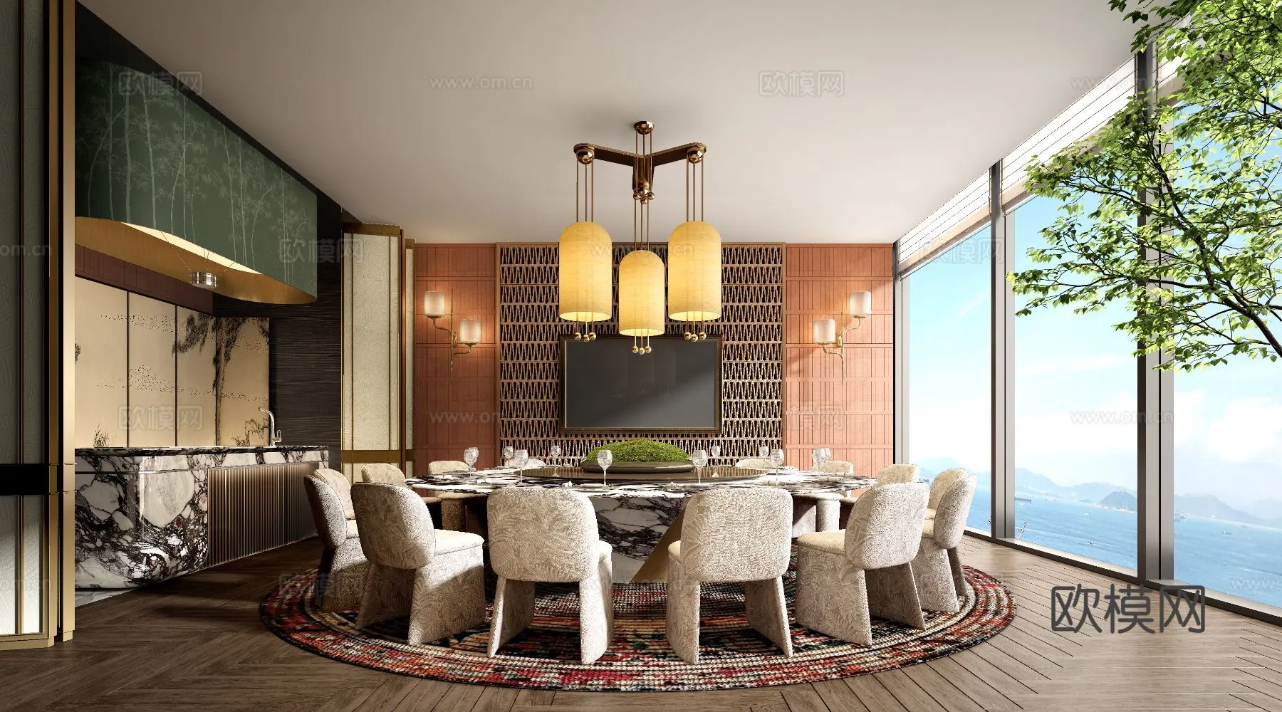 RESTAURANT & COFFEE SHOP – 3D Model For Interior Design – 10716 RESTAURANT & COFFEE SHOP – 3D Model For Interior Design – 10716